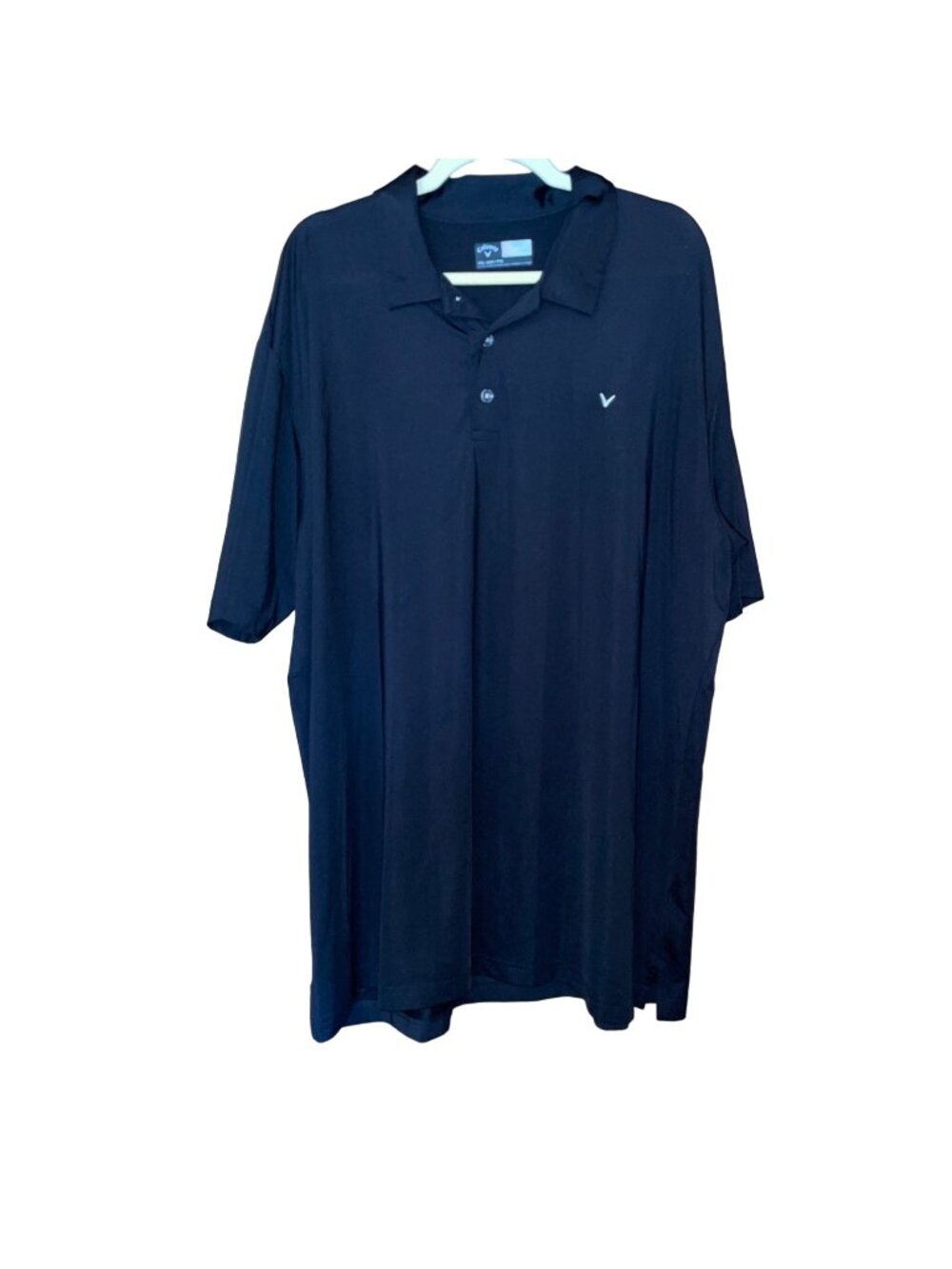 Callaway Mens Black Opti-Dri Polo Shirt XXL